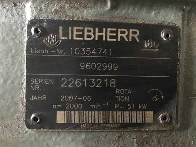 Liebherr A11V075 - Hidraulična pumpa: slika Liebherr A11V075 - Hidraulična pumpa Liebherr A11V075 - Hidraulična pumpa: slika Liebherr A11V075 - Hidraulična pumpa