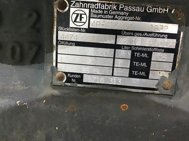 Liebherr Axle - Stražnja osovina: slika Liebherr Axle - Stražnja osovina Liebherr Axle - Stražnja osovina: slika Liebherr Axle - Stražnja osovina
