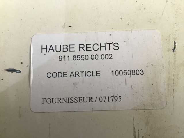 Liebherr Bonnet Right - Hauba: slika Liebherr Bonnet Right - Hauba Liebherr Bonnet Right - Hauba: slika Liebherr Bonnet Right - Hauba