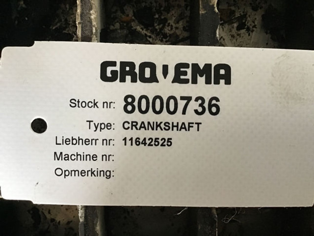 Liebherr Crankshaft - Koljenasto vratilo: slika Liebherr Crankshaft - Koljenasto vratilo Liebherr Crankshaft - Koljenasto vratilo: slika Liebherr Crankshaft - Koljenasto vratilo