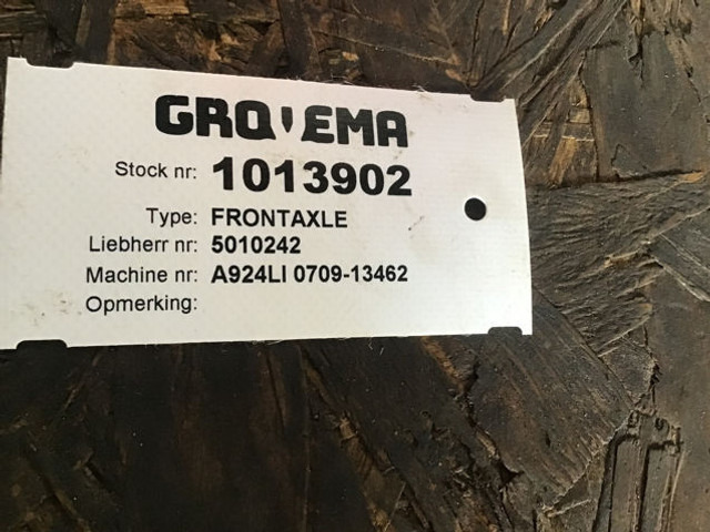 Liebherr Front Axle - Prednja osovina: slika Liebherr Front Axle - Prednja osovina Liebherr Front Axle - Prednja osovina: slika Liebherr Front Axle - Prednja osovina