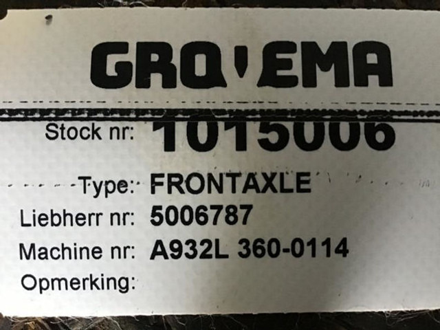 Liebherr Frontaxle - Prednja osovina: slika Liebherr Frontaxle - Prednja osovina Liebherr Frontaxle - Prednja osovina: slika Liebherr Frontaxle - Prednja osovina