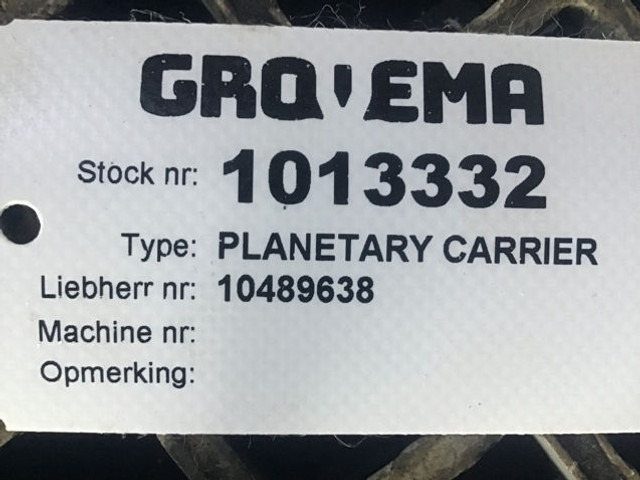 Liebherr Planetary Carrier - Ovjes: slika Liebherr Planetary Carrier - Ovjes Liebherr Planetary Carrier - Ovjes: slika Liebherr Planetary Carrier - Ovjes