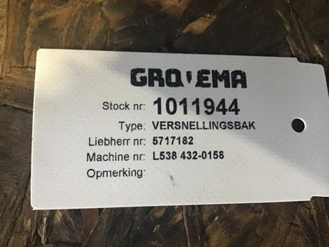 Mjenjač Liebherr Transmission: slika Mjenjač Liebherr Transmission