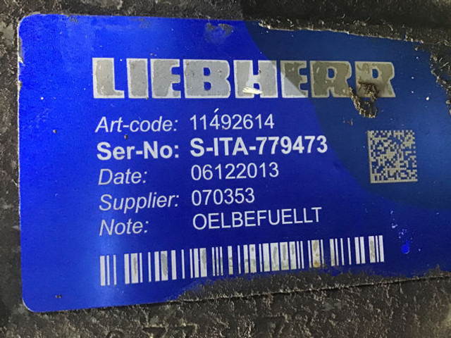 Liebherr Travel Gearbox - Mjenjač: slika Liebherr Travel Gearbox - Mjenjač Liebherr Travel Gearbox - Mjenjač: slika Liebherr Travel Gearbox - Mjenjač