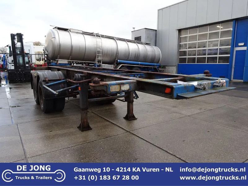 Groenewegen 20 FT Chassis / Steel Suspension / Double Tyres - Transporter kontejnera/ Poluprikolica s izmjenjivim sanducima: slika Groenewegen 20 FT Chassis / Steel Suspension / Double Tyres - Transporter kontejnera/ Poluprikolica s izmjenjivim sanducima Groenewegen 20 FT Chassis / Steel Suspension / Double Tyres - Transporter kontejnera/ Poluprikolica s izmjenjivim sanducima: slika Groenewegen 20 FT Chassis / Steel Suspension / Double Tyres - Transporter kontejnera/ Poluprikolica s izmjenjivim sanducima