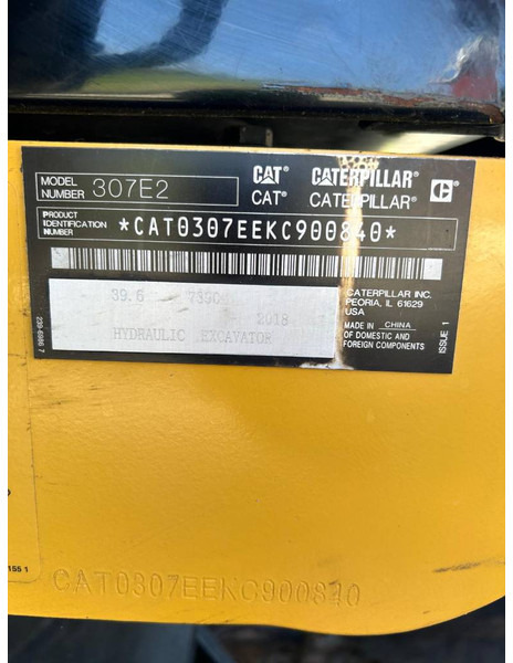 Cat 307E2 - Bager gusjeničar: slika Cat 307E2 - Bager gusjeničar Cat 307E2 - Bager gusjeničar: slika Cat 307E2 - Bager gusjeničar
