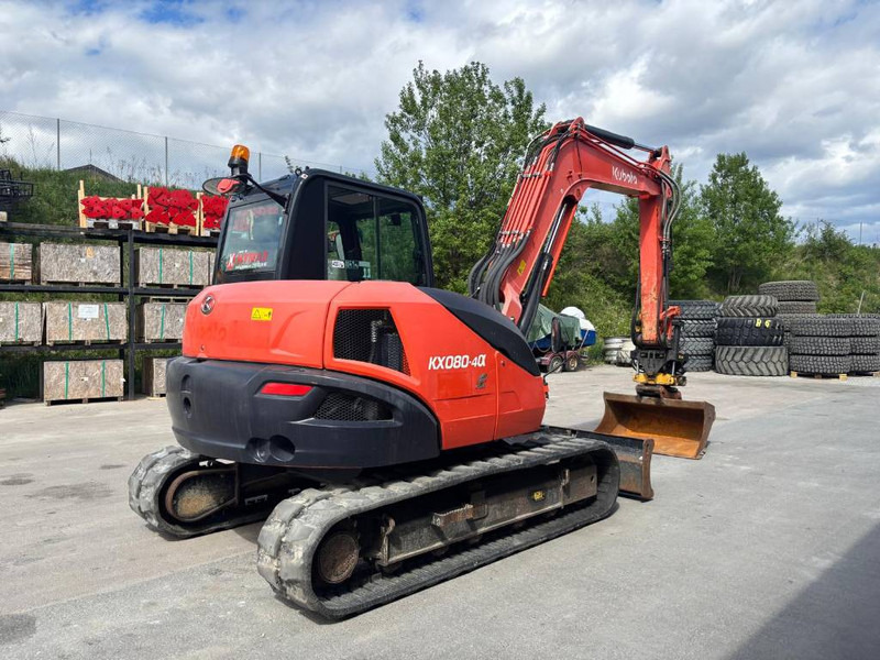 Kubota KX 080-4 - Mini bager: slika Kubota KX 080-4 - Mini bager Kubota KX 080-4 - Mini bager: slika Kubota KX 080-4 - Mini bager