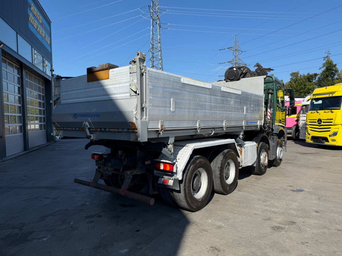 Kiper, Kamion s kranom MERCEDES Arocs 3242 8x4 Hiab 166-4: slika Kiper, Kamion s kranom MERCEDES Arocs 3242 8x4 Hiab 166-4