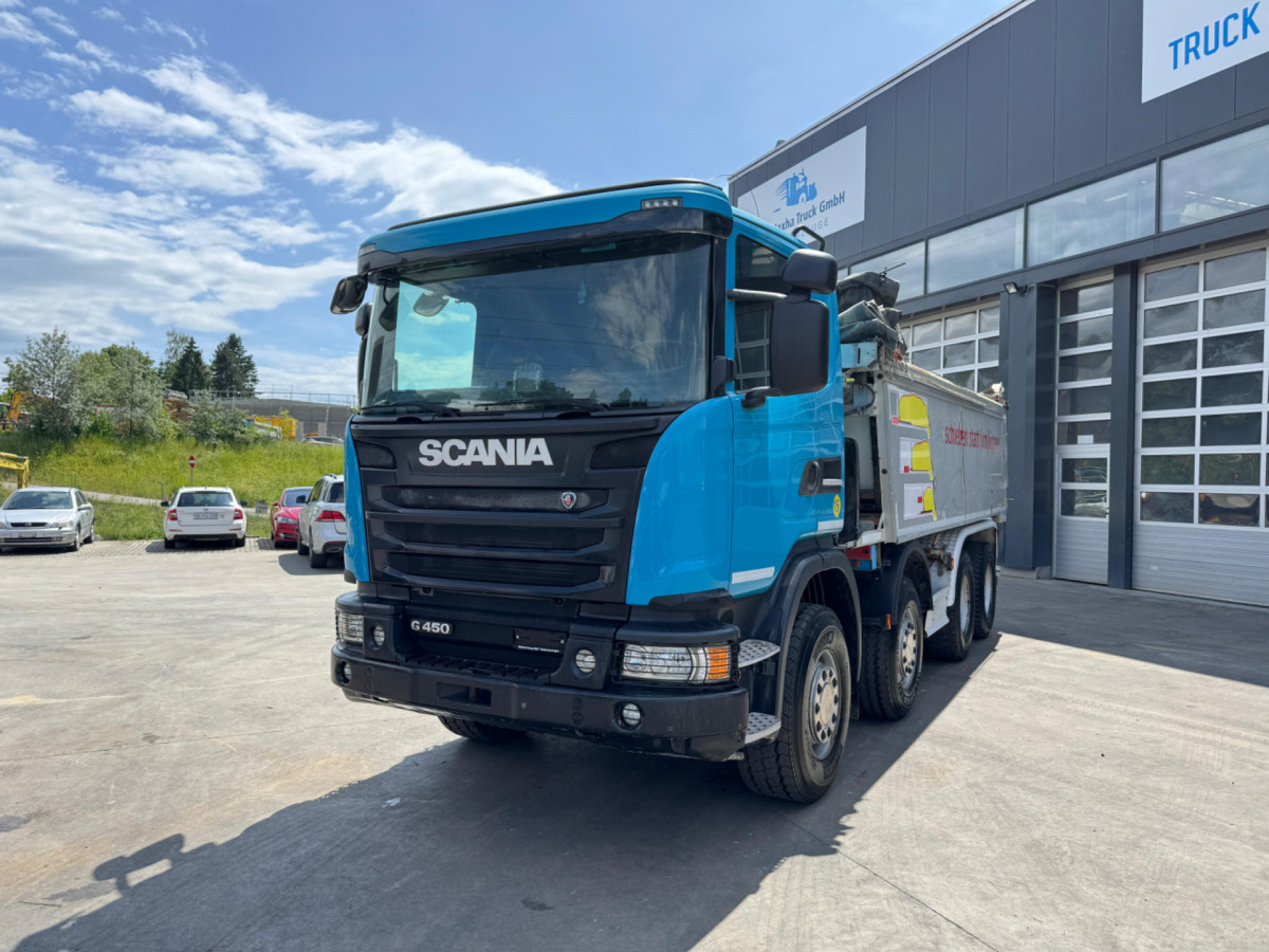 SCANIA G450 8x4 Abschiebemulde (no tipper) - Kiper: slika SCANIA G450 8x4 Abschiebemulde (no tipper) - Kiper SCANIA G450 8x4 Abschiebemulde (no tipper) - Kiper: slika SCANIA G450 8x4 Abschiebemulde (no tipper) - Kiper