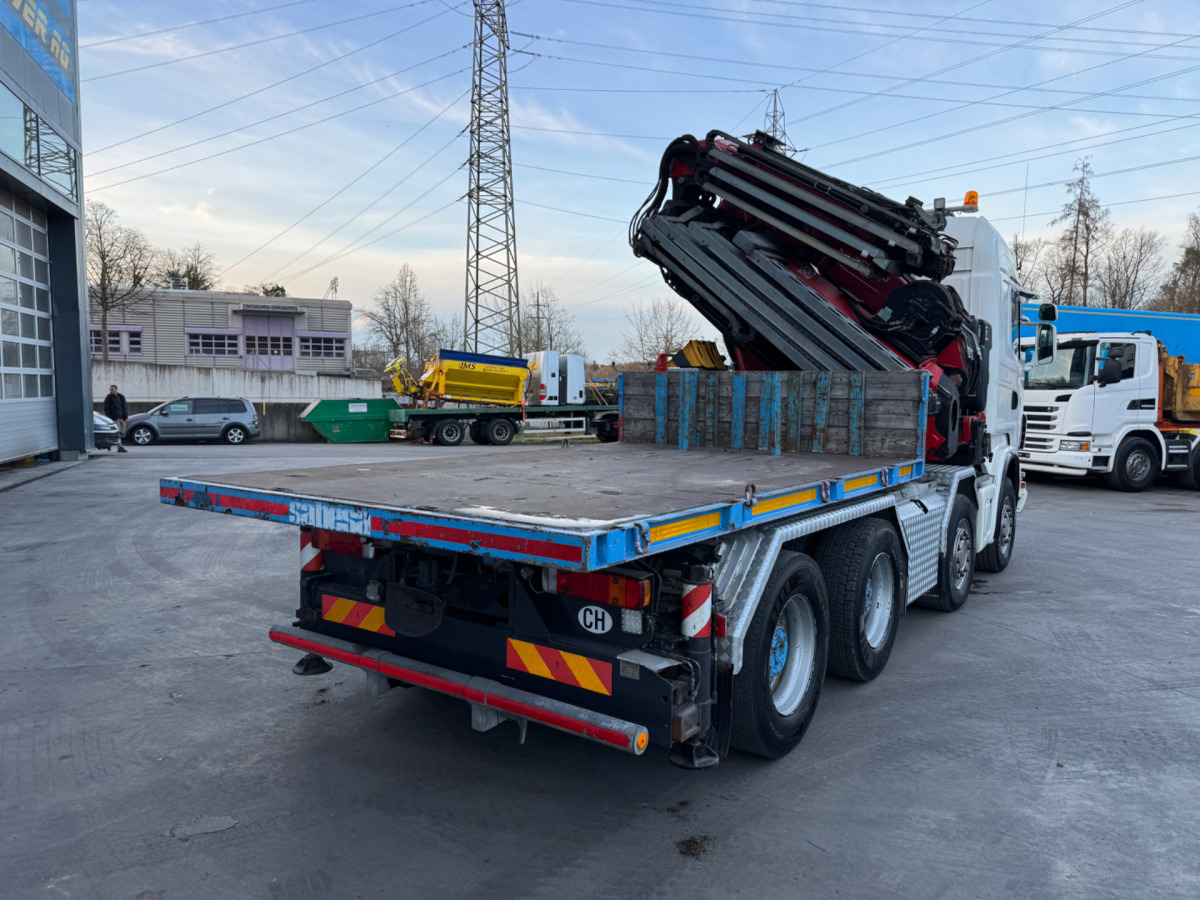 Kamion s kranom SCANIA R480 8x4 Fassi 660 SZM/Pritsche: slika Kamion s kranom SCANIA R480 8x4 Fassi 660 SZM/Pritsche