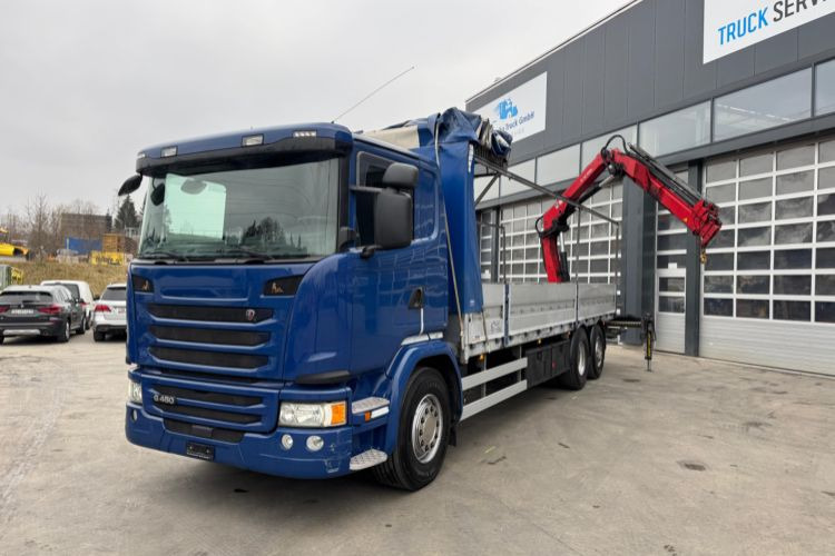 Scania G450 6x2 Hiab 122-4 - Kamion s kranom, Kamion s otvorenim sandukom: slika Scania G450 6x2 Hiab 122-4 - Kamion s kranom, Kamion s otvorenim sandukom Scania G450 6x2 Hiab 122-4 - Kamion s kranom, Kamion s otvorenim sandukom: slika Scania G450 6x2 Hiab 122-4 - Kamion s kranom, Kamion s otvorenim sandukom