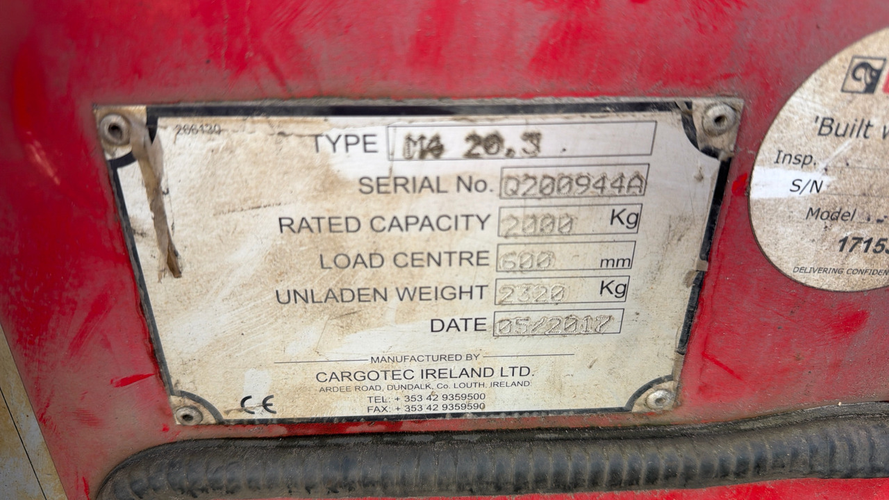 MOFFETT M4 20.3 - Prijenosni viličar: slika MOFFETT M4 20.3 - Prijenosni viličar MOFFETT M4 20.3 - Prijenosni viličar: slika MOFFETT M4 20.3 - Prijenosni viličar