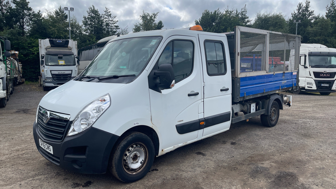 Vauxhall Movano 2.3 CDTI BiTurbo ecoFLEX H1 Crew Cab Tipper 136ps - Mali kamion kiper: slika Vauxhall Movano 2.3 CDTI BiTurbo ecoFLEX H1 Crew Cab Tipper 136ps - Mali kamion kiper Vauxhall Movano 2.3 CDTI BiTurbo ecoFLEX H1 Crew Cab Tipper 136ps - Mali kamion kiper: slika Vauxhall Movano 2.3 CDTI BiTurbo ecoFLEX H1 Crew Cab Tipper 136ps - Mali kamion kiper