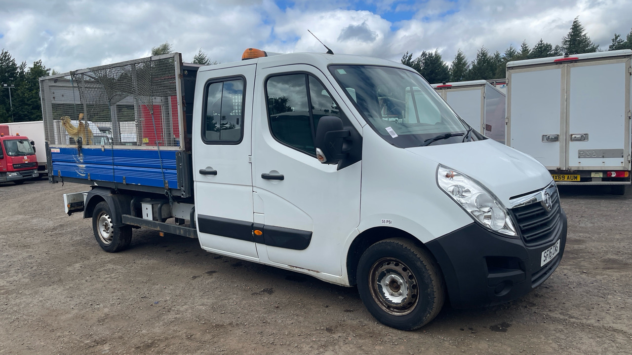 Vauxhall Movano 2.3 CDTI BiTurbo ecoFLEX H1 Crew Cab Tipper 136ps - Mali kamion kiper: slika Vauxhall Movano 2.3 CDTI BiTurbo ecoFLEX H1 Crew Cab Tipper 136ps - Mali kamion kiper Vauxhall Movano 2.3 CDTI BiTurbo ecoFLEX H1 Crew Cab Tipper 136ps - Mali kamion kiper: slika Vauxhall Movano 2.3 CDTI BiTurbo ecoFLEX H1 Crew Cab Tipper 136ps - Mali kamion kiper