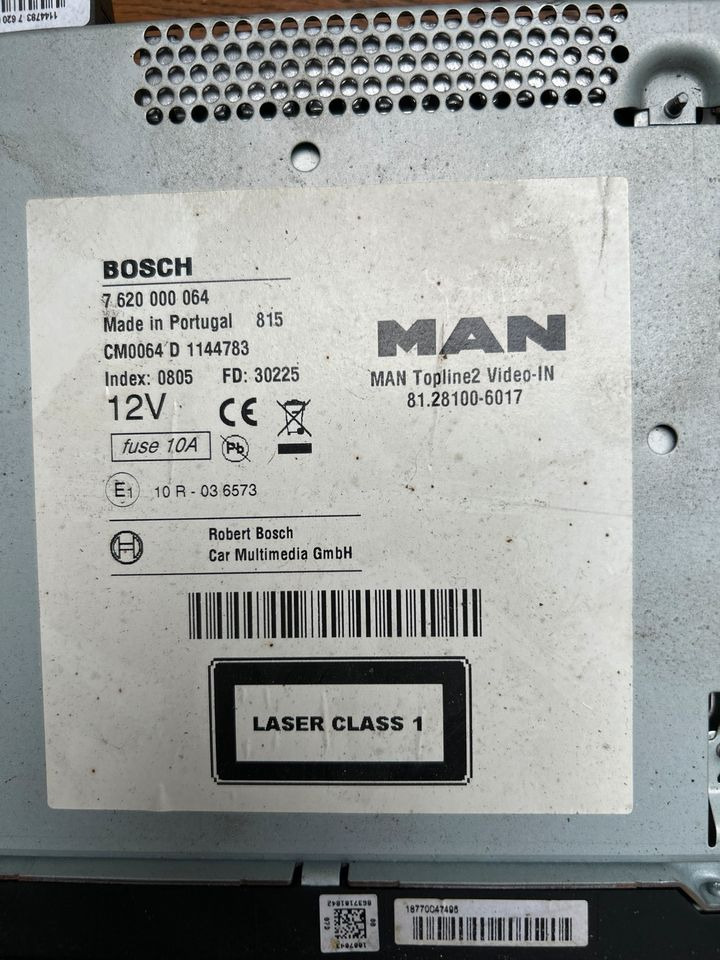 MAN Radio/Navigationssystem TGM BOSCH 81.28100-6017 - Sustav navigacije za Kamion: slika MAN Radio/Navigationssystem TGM BOSCH 81.28100-6017 - Sustav navigacije za Kamion MAN Radio/Navigationssystem TGM BOSCH 81.28100-6017 - Sustav navigacije za Kamion: slika MAN Radio/Navigationssystem TGM BOSCH 81.28100-6017 - Sustav navigacije za Kamion