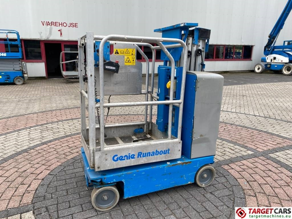 Genie GR15 Runabout Electric Vertical Mast Lift 652cm - Platforma za podizanje stupa u okomitom položaju: slika Genie GR15 Runabout Electric Vertical Mast Lift 652cm - Platforma za podizanje stupa u okomitom položaju Genie GR15 Runabout Electric Vertical Mast Lift 652cm - Platforma za podizanje stupa u okomitom položaju: slika Genie GR15 Runabout Electric Vertical Mast Lift 652cm - Platforma za podizanje stupa u okomitom položaju
