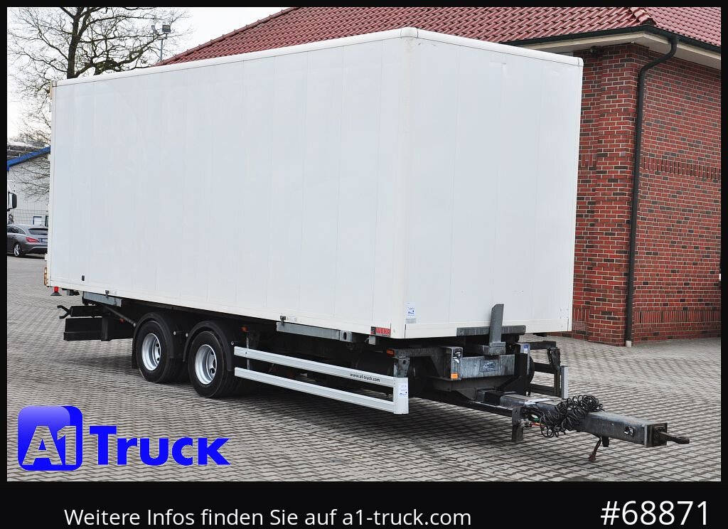 ACKERMANN 2 achs Koffer Wechselaufbau, Moebel, Lichtband - Prikolica sa zatvorenim sandukom: slika ACKERMANN 2 achs Koffer Wechselaufbau, Moebel, Lichtband - Prikolica sa zatvorenim sandukom ACKERMANN 2 achs Koffer Wechselaufbau, Moebel, Lichtband - Prikolica sa zatvorenim sandukom: slika ACKERMANN 2 achs Koffer Wechselaufbau, Moebel, Lichtband - Prikolica sa zatvorenim sandukom