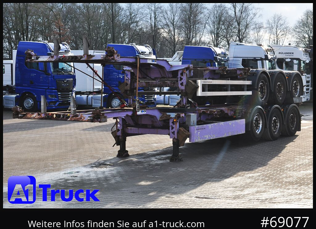 Transporter kontejnera/ Poluprikolica s izmjenjivim sanducima CARNEHL CCS/HS HighCube 20,30,40: slika Transporter kontejnera/ Poluprikolica s izmjenjivim sanducima CARNEHL CCS/HS HighCube 20,30,40