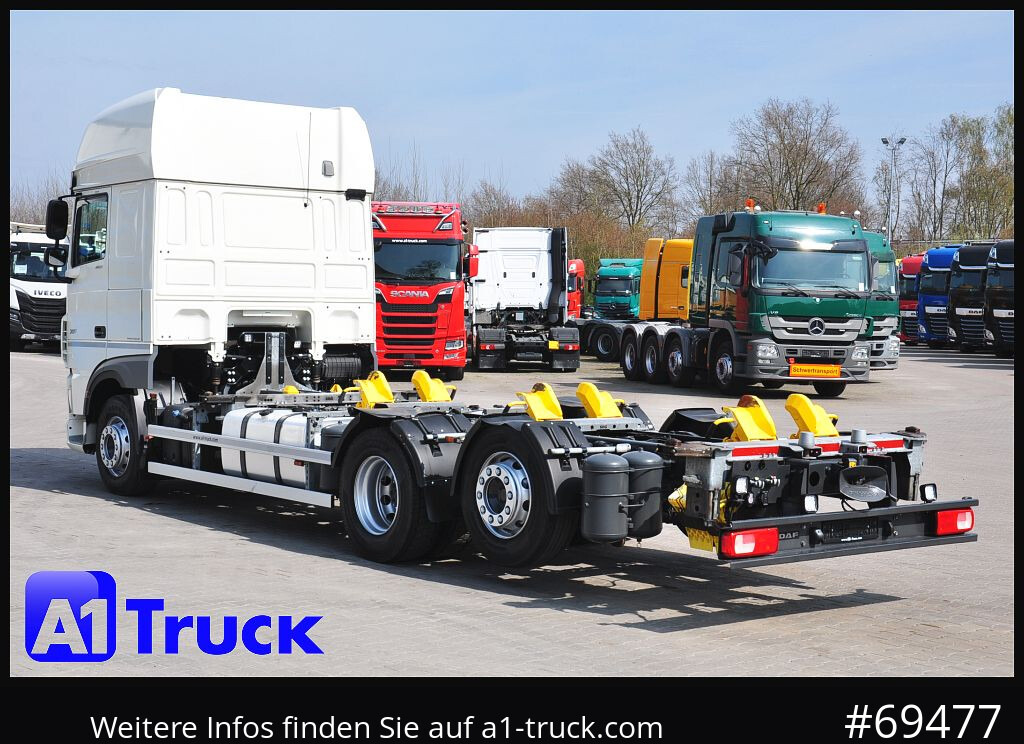 Transporter kontejnera/ Kamion s izmjenjivim sanducima DAF XF 480 Intarder, Multiwechsler 2x AHK: slika Transporter kontejnera/ Kamion s izmjenjivim sanducima DAF XF 480 Intarder, Multiwechsler 2x AHK