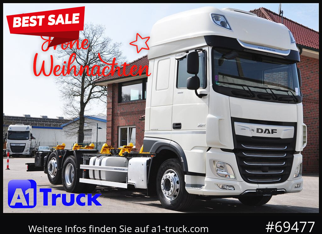 DAF XF 480 Intarder, Multiwechsler 2x AHK, TÜV 10-2026 - Kamion-šasija: slika DAF XF 480 Intarder, Multiwechsler 2x AHK, TÜV 10-2026 - Kamion-šasija DAF XF 480 Intarder, Multiwechsler 2x AHK, TÜV 10-2026 - Kamion-šasija: slika DAF XF 480 Intarder, Multiwechsler 2x AHK, TÜV 10-2026 - Kamion-šasija