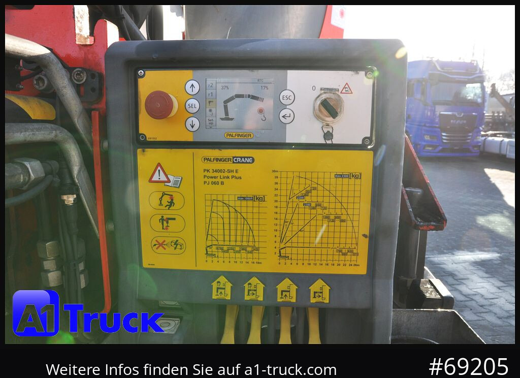 Kamion s kranom DAF XF 510 Kran PK 34.002, Seilwinde Funk: slika Kamion s kranom DAF XF 510 Kran PK 34.002, Seilwinde Funk