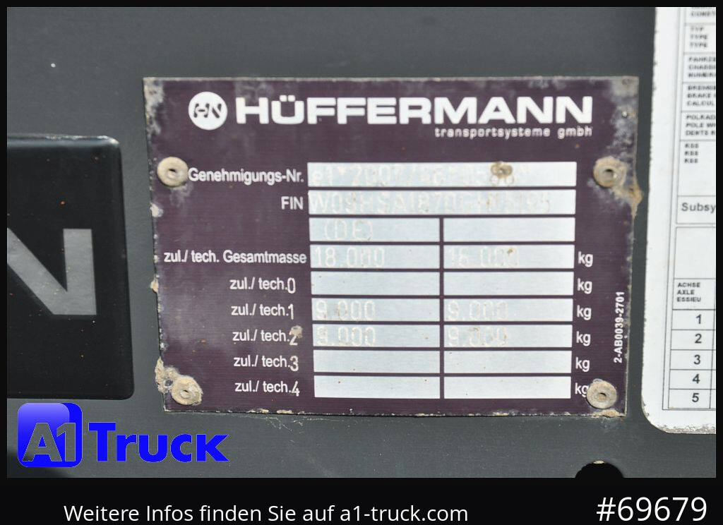 HUEFFERMANN HSA 1870 Luft, SAF, Scheibenbremse - Abroll/ Samopodizač prikolica: slika HUEFFERMANN HSA 1870 Luft, SAF, Scheibenbremse - Abroll/ Samopodizač prikolica HUEFFERMANN HSA 1870 Luft, SAF, Scheibenbremse - Abroll/ Samopodizač prikolica: slika HUEFFERMANN HSA 1870 Luft, SAF, Scheibenbremse - Abroll/ Samopodizač prikolica