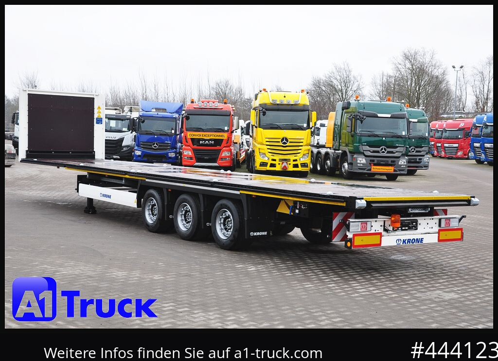 Novi Poluprikolica plato/ Otvoreni sanduk KRONE 5 x SD, Mega, Twistlock, Container, NEU, ohne Zulassung: slika Novi Poluprikolica plato/ Otvoreni sanduk KRONE 5 x SD, Mega, Twistlock, Container, NEU, ohne Zulassung