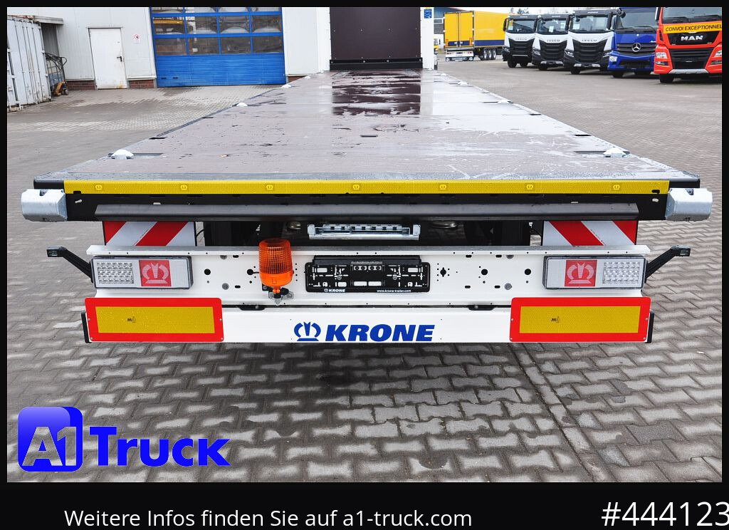 Novi Poluprikolica plato/ Otvoreni sanduk KRONE 5 x SD, Mega, Twistlock, Container, NEU, ohne Zulassung: slika Novi Poluprikolica plato/ Otvoreni sanduk KRONE 5 x SD, Mega, Twistlock, Container, NEU, ohne Zulassung