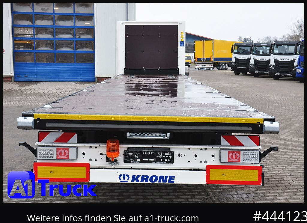 Novi Poluprikolica plato/ Otvoreni sanduk KRONE 5 x SD, Mega, Twistlock, Container, NEU, ohne Zulassung: slika Novi Poluprikolica plato/ Otvoreni sanduk KRONE 5 x SD, Mega, Twistlock, Container, NEU, ohne Zulassung