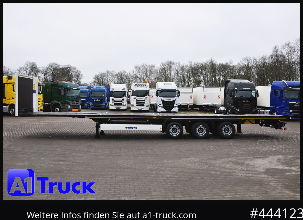 Novi Poluprikolica plato/ Otvoreni sanduk KRONE 5 x SD, Mega, Twistlock, Container, NEU, ohne Zulassung: slika Novi Poluprikolica plato/ Otvoreni sanduk KRONE 5 x SD, Mega, Twistlock, Container, NEU, ohne Zulassung