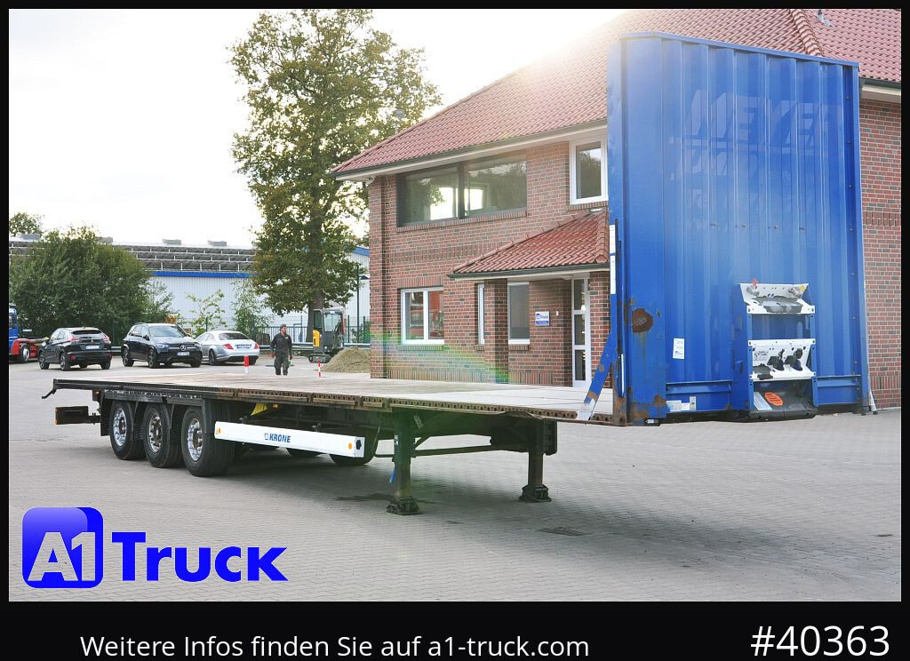 KRONE Megatrailer, Plateau, Liftachse, Staplerhalterung, - Poluprikolica plato/ Otvoreni sanduk: slika KRONE Megatrailer, Plateau, Liftachse, Staplerhalterung, - Poluprikolica plato/ Otvoreni sanduk KRONE Megatrailer, Plateau, Liftachse, Staplerhalterung, - Poluprikolica plato/ Otvoreni sanduk: slika KRONE Megatrailer, Plateau, Liftachse, Staplerhalterung, - Poluprikolica plato/ Otvoreni sanduk