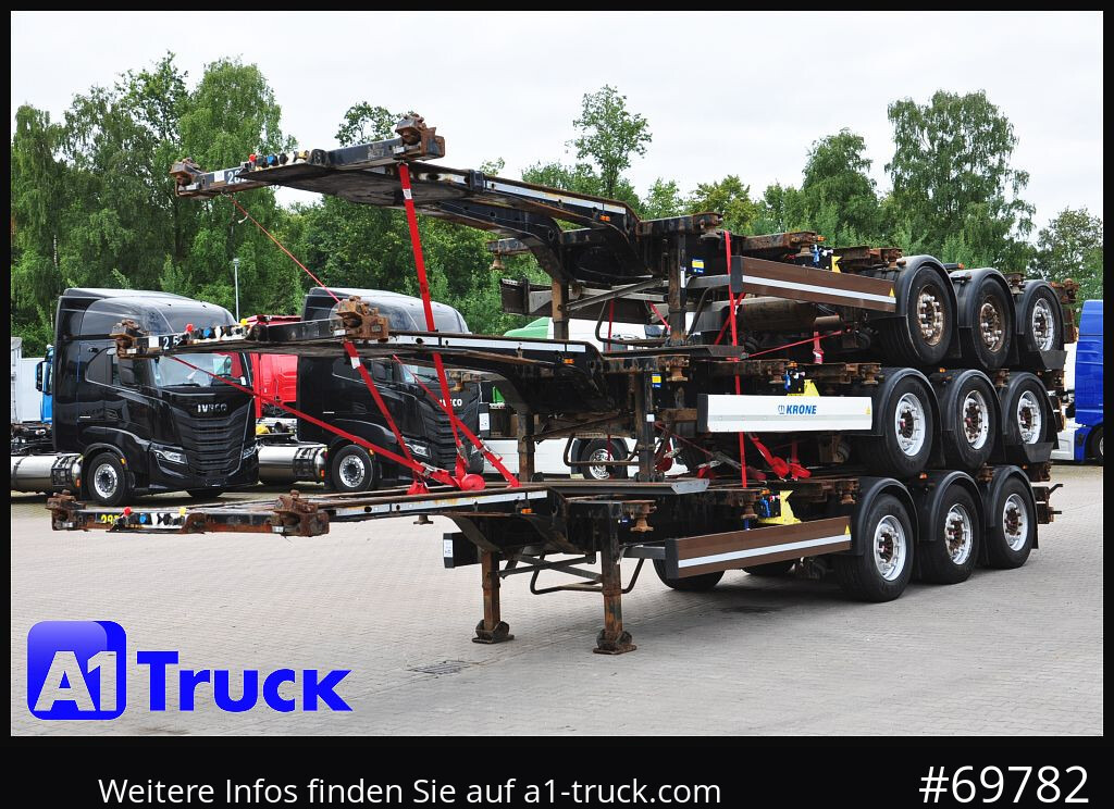 Transporter kontejnera/ Poluprikolica s izmjenjivim sanducima KRONE SDC, Containerchassis,  2x20/30/40: slika Transporter kontejnera/ Poluprikolica s izmjenjivim sanducima KRONE SDC, Containerchassis,  2x20/30/40