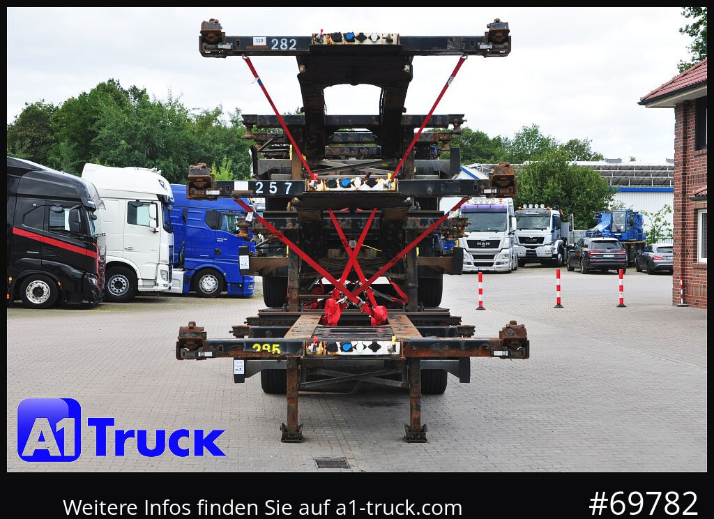 Transporter kontejnera/ Poluprikolica s izmjenjivim sanducima KRONE SDC, Containerchassis,  2x20/30/40: slika Transporter kontejnera/ Poluprikolica s izmjenjivim sanducima KRONE SDC, Containerchassis,  2x20/30/40
