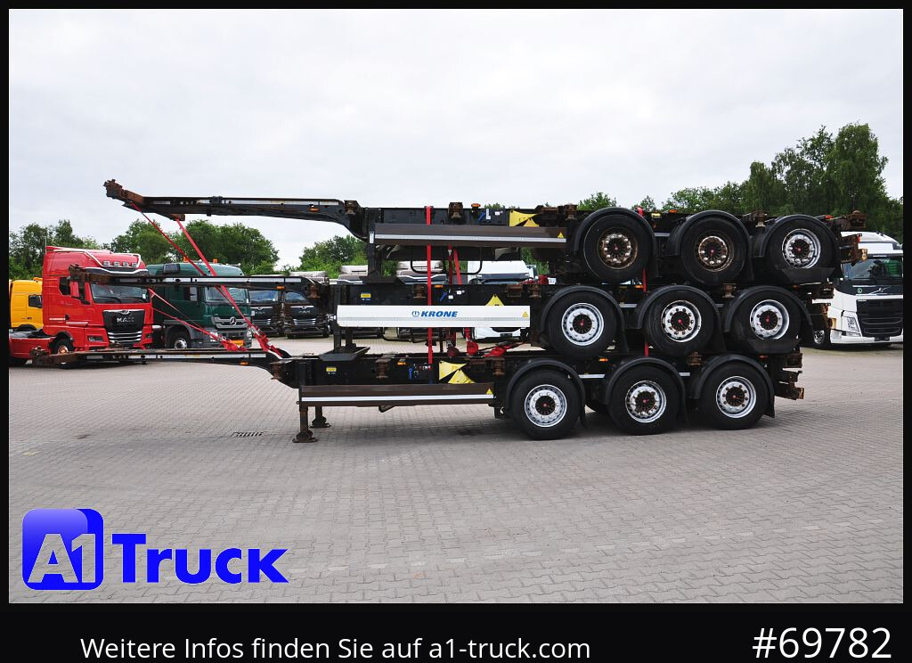 Transporter kontejnera/ Poluprikolica s izmjenjivim sanducima KRONE SDC, Containerchassis,  2x20/30/40: slika Transporter kontejnera/ Poluprikolica s izmjenjivim sanducima KRONE SDC, Containerchassis,  2x20/30/40