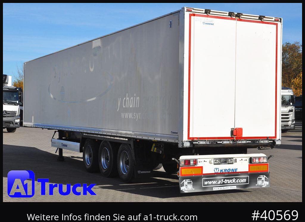 Poluprikolica sa zatvorenim sandukom KRONE SDK 27, Koffer, 1 Vorbesitzer, Plywood,: slika Poluprikolica sa zatvorenim sandukom KRONE SDK 27, Koffer, 1 Vorbesitzer, Plywood, Poluprikolica sa zatvorenim sandukom KRONE SDK 27, Koffer, 1 Vorbesitzer, Plywood,: slika Poluprikolica sa zatvorenim sandukom KRONE SDK 27, Koffer, 1 Vorbesitzer, Plywood,