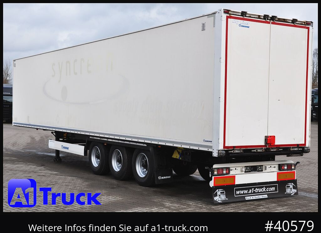 Poluprikolica sa zatvorenim sandukom KRONE SDK 27, Koffer, 1 Vorbesitzer, Plywood,: slika Poluprikolica sa zatvorenim sandukom KRONE SDK 27, Koffer, 1 Vorbesitzer, Plywood,