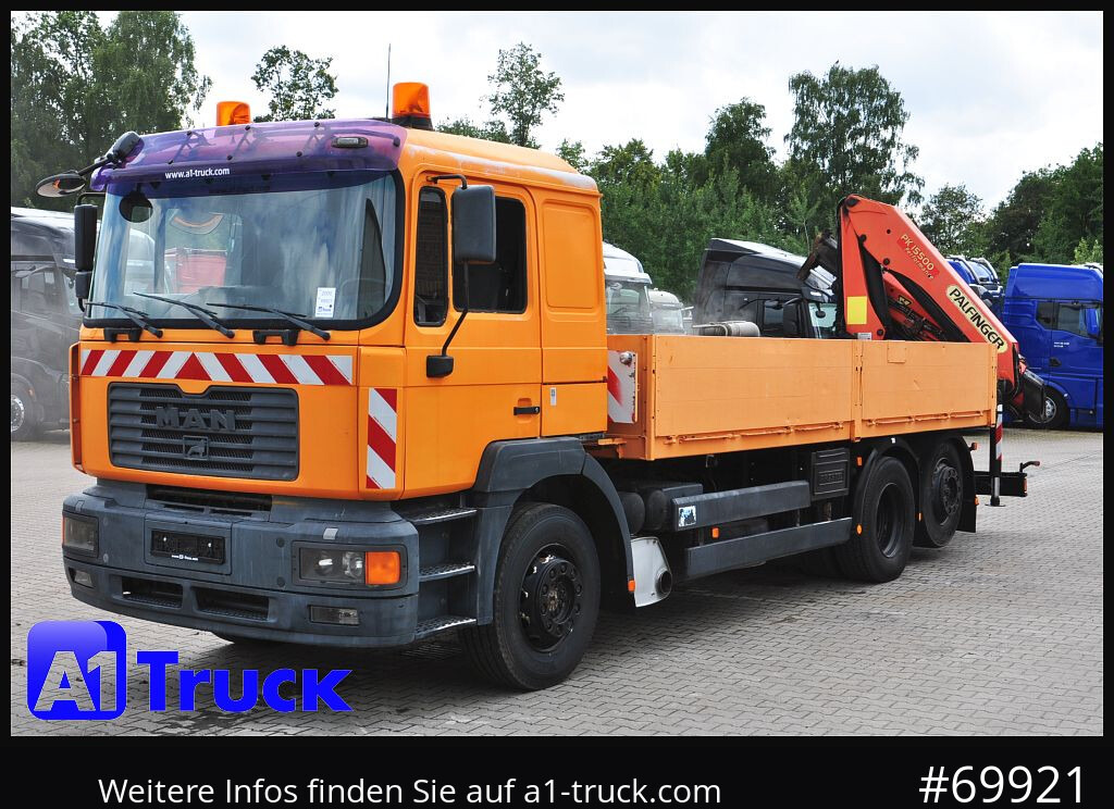 Kamion s kranom, Kamion s otvorenim sandukom MAN MAN F 2000 26.464 Intarder Kran PK 15.500 Funk,: slika Kamion s kranom, Kamion s otvorenim sandukom MAN MAN F 2000 26.464 Intarder Kran PK 15.500 Funk,