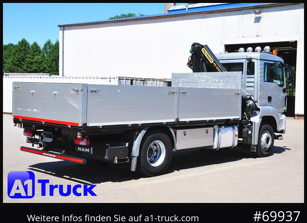 Kamion s kranom, Kamion s otvorenim sandukom MAN TGS 18,400 LL, PK12.502  Funk,: slika Kamion s kranom, Kamion s otvorenim sandukom MAN TGS 18,400 LL, PK12.502  Funk,
