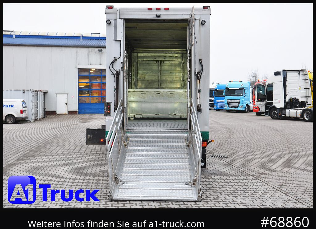 Prikolica za prijevoz stoke MENKE Menke-Janzen 3 Stock, Hubdach, durchlader,: slika Prikolica za prijevoz stoke MENKE Menke-Janzen 3 Stock, Hubdach, durchlader,