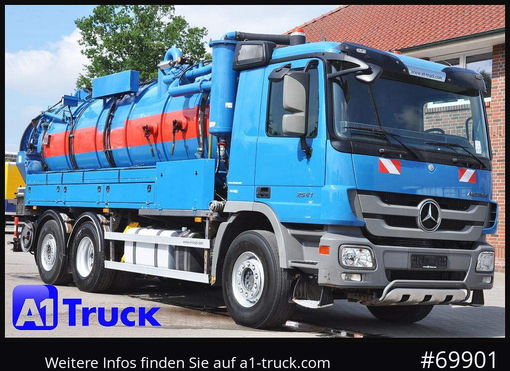 MERCEDES-BENZ 2541 Actros Saug-Spülwagen Hellmers, 15,5m³, - Vakum kamion: slika MERCEDES-BENZ 2541 Actros Saug-Spülwagen Hellmers, 15,5m³, - Vakum kamion MERCEDES-BENZ 2541 Actros Saug-Spülwagen Hellmers, 15,5m³, - Vakum kamion: slika MERCEDES-BENZ 2541 Actros Saug-Spülwagen Hellmers, 15,5m³, - Vakum kamion