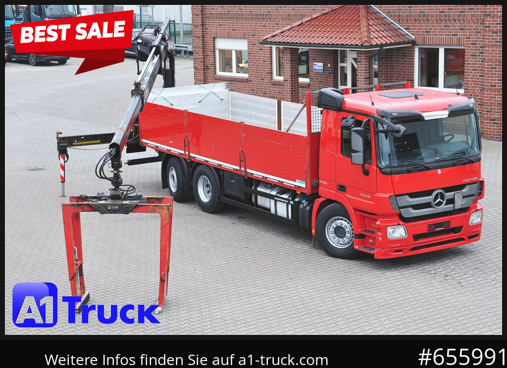 MERCEDES-BENZ Actros 2546 MP 3, HIAB Kran, Lift-Lenkachse, - Kamion s otvorenim sandukom, Kamion s kranom: slika MERCEDES-BENZ Actros 2546 MP 3, HIAB Kran, Lift-Lenkachse, - Kamion s otvorenim sandukom, Kamion s kranom MERCEDES-BENZ Actros 2546 MP 3, HIAB Kran, Lift-Lenkachse, - Kamion s otvorenim sandukom, Kamion s kranom: slika MERCEDES-BENZ Actros 2546 MP 3, HIAB Kran, Lift-Lenkachse, - Kamion s otvorenim sandukom, Kamion s kranom
