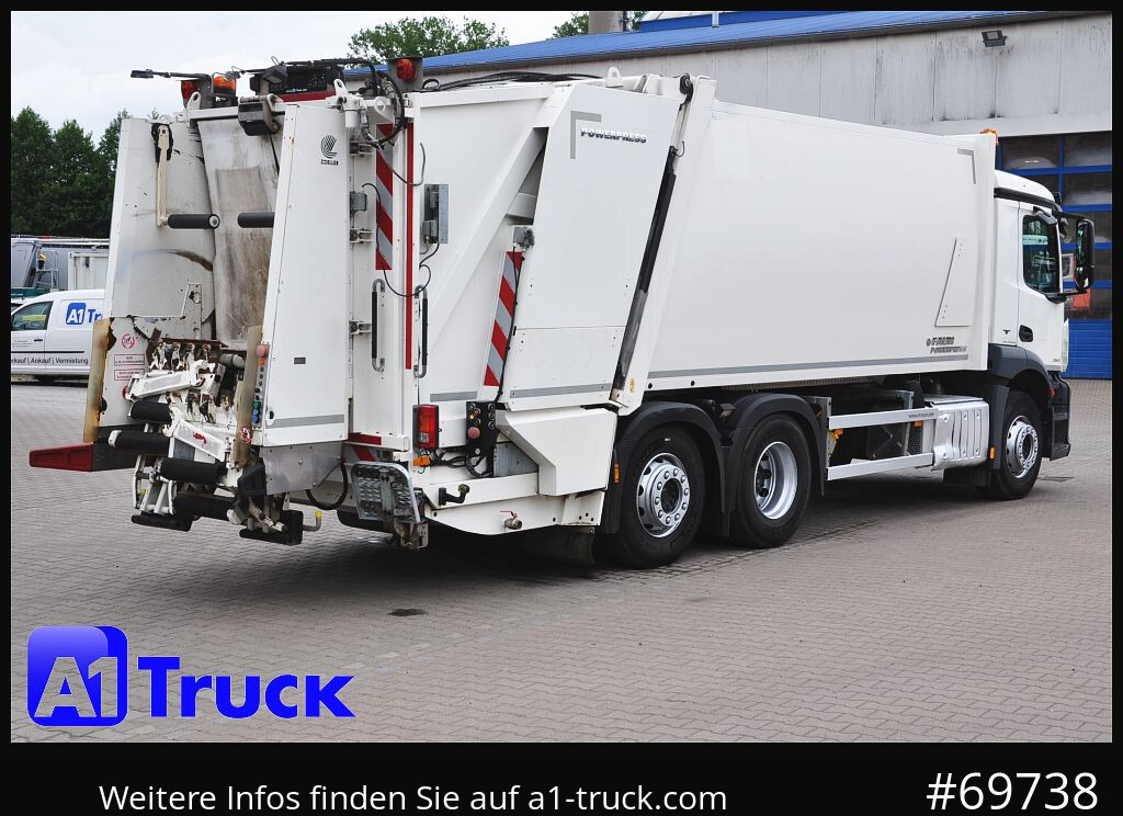 Kamion za odvoz smeća za prijevoz smeća MERCEDES-BENZ Antos 2532 Faun Powerpress II Zöller Detla 2301,: slika Kamion za odvoz smeća za prijevoz smeća MERCEDES-BENZ Antos 2532 Faun Powerpress II Zöller Detla 2301,