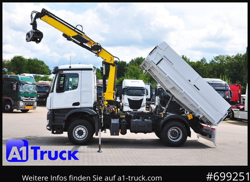 MERCEDES-BENZ Arocs 1840, Kipper + Kran,Funk Navi, - Kamion s kranom, Kiper: slika MERCEDES-BENZ Arocs 1840, Kipper + Kran,Funk Navi, - Kamion s kranom, Kiper MERCEDES-BENZ Arocs 1840, Kipper + Kran,Funk Navi, - Kamion s kranom, Kiper: slika MERCEDES-BENZ Arocs 1840, Kipper + Kran,Funk Navi, - Kamion s kranom, Kiper