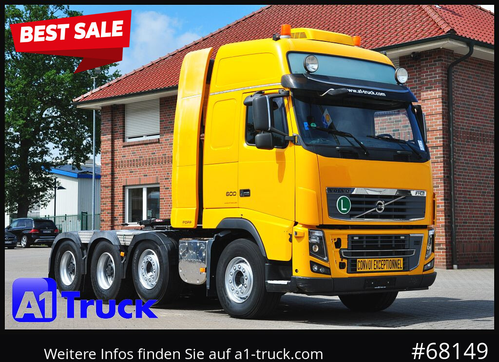 VOLVO FH16, 600, Schwerlast 180to, 8x4, Standklima, Liftachse, - Tegljač: slika VOLVO FH16, 600, Schwerlast 180to, 8x4, Standklima, Liftachse, - Tegljač VOLVO FH16, 600, Schwerlast 180to, 8x4, Standklima, Liftachse, - Tegljač: slika VOLVO FH16, 600, Schwerlast 180to, 8x4, Standklima, Liftachse, - Tegljač