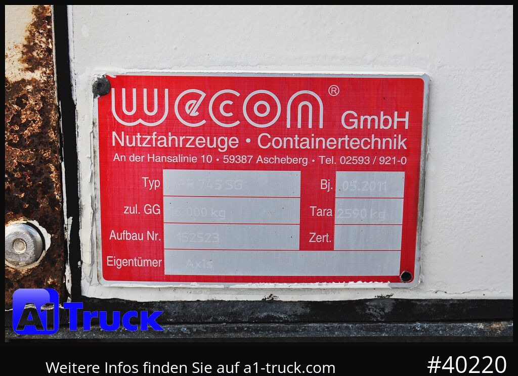 Zakup WECON WPR 745, verzinkt, 2520  innen, Code XL WECON WPR 745, verzinkt, 2520  innen, Code XL: slika Zakup WECON WPR 745, verzinkt, 2520  innen, Code XL WECON WPR 745, verzinkt, 2520  innen, Code XL