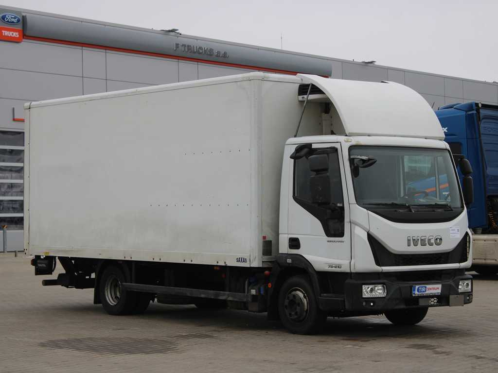 Iveco EUROCARGO 75-210, EURO 6, HYDRAULIC FRONT, CARRIER, TIRE 80% - Kamion hladnjača: slika Iveco EUROCARGO 75-210, EURO 6, HYDRAULIC FRONT, CARRIER, TIRE 80% - Kamion hladnjača Iveco EUROCARGO 75-210, EURO 6, HYDRAULIC FRONT, CARRIER, TIRE 80% - Kamion hladnjača: slika Iveco EUROCARGO 75-210, EURO 6, HYDRAULIC FRONT, CARRIER, TIRE 80% - Kamion hladnjača