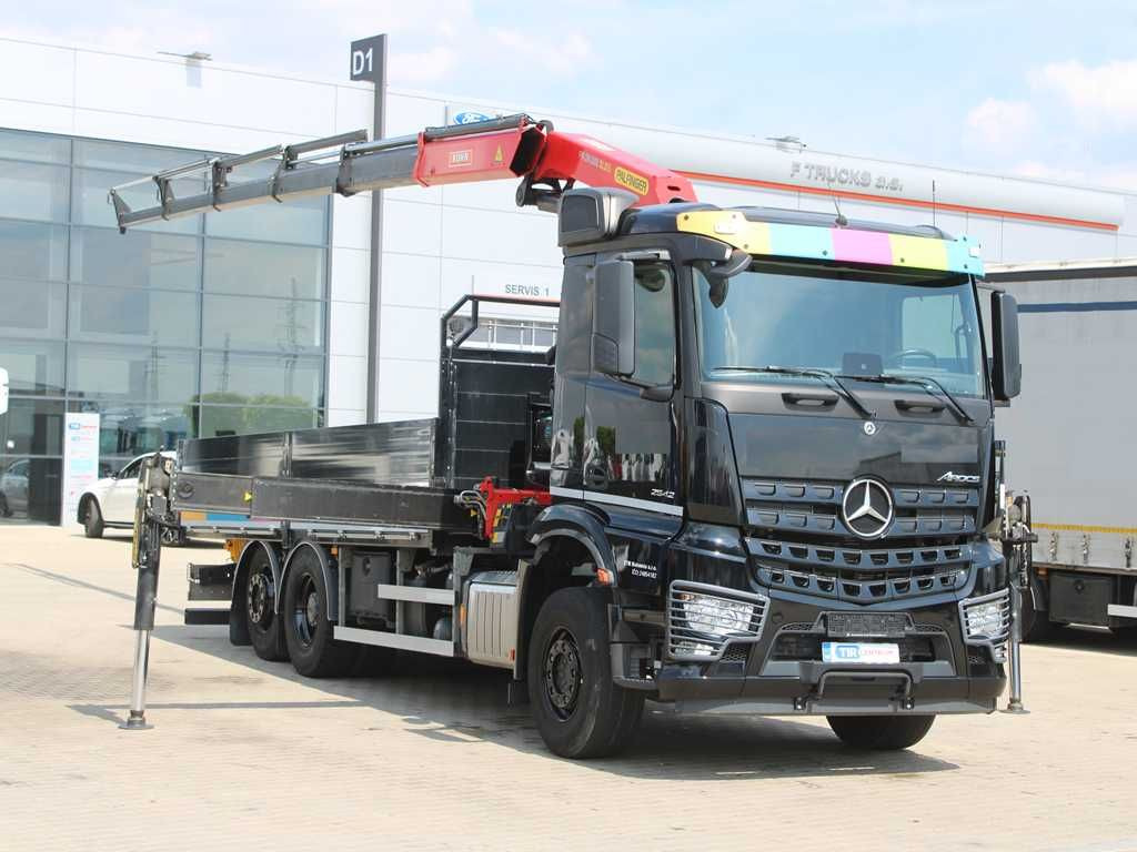 Mercedes-Benz Arocs 2542, 6X2, EURO 6, CAMERA, PALFINGER PK 24 - Kamion s otvorenim sandukom, Kamion s kranom: slika Mercedes-Benz Arocs 2542, 6X2, EURO 6, CAMERA, PALFINGER PK 24 - Kamion s otvorenim sandukom, Kamion s kranom Mercedes-Benz Arocs 2542, 6X2, EURO 6, CAMERA, PALFINGER PK 24 - Kamion s otvorenim sandukom, Kamion s kranom: slika Mercedes-Benz Arocs 2542, 6X2, EURO 6, CAMERA, PALFINGER PK 24 - Kamion s otvorenim sandukom, Kamion s kranom