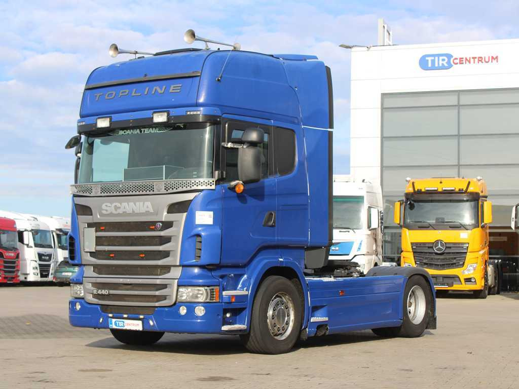 Scania R440, EURO 5, RETARDER, INDEPENDENT AIR CONDITIONING, DUAL-CIRCUIT HYDRAULICS - Tegljač: slika Scania R440, EURO 5, RETARDER, INDEPENDENT AIR CONDITIONING, DUAL-CIRCUIT HYDRAULICS - Tegljač Scania R440, EURO 5, RETARDER, INDEPENDENT AIR CONDITIONING, DUAL-CIRCUIT HYDRAULICS - Tegljač: slika Scania R440, EURO 5, RETARDER, INDEPENDENT AIR CONDITIONING, DUAL-CIRCUIT HYDRAULICS - Tegljač