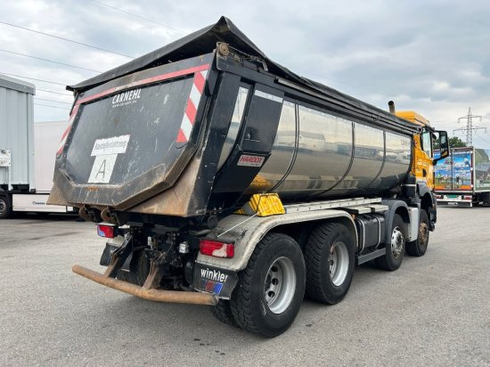 MAN TGS 35.510 8x4 Carnehl Muldenkipper, Thermomulde, Hardox - Kiper: slika MAN TGS 35.510 8x4 Carnehl Muldenkipper, Thermomulde, Hardox - Kiper MAN TGS 35.510 8x4 Carnehl Muldenkipper, Thermomulde, Hardox - Kiper: slika MAN TGS 35.510 8x4 Carnehl Muldenkipper, Thermomulde, Hardox - Kiper